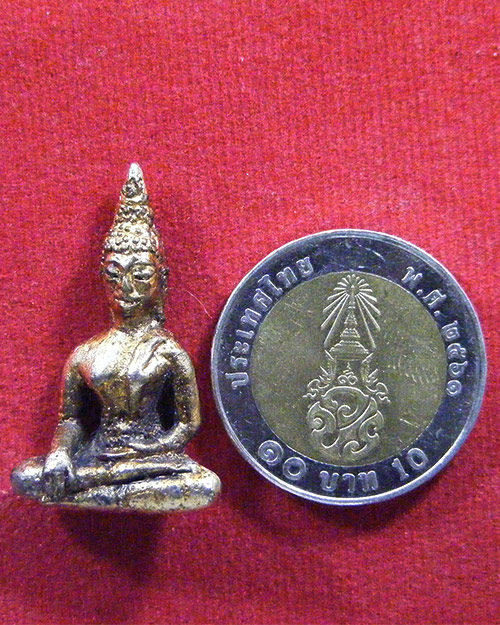   รูปหล่อพระพุทธ เนื้อกะไหล่ทอง ไม่ทราบที่