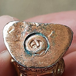 พระรูปหล่อพระครูพัดธาจิตตปัญโญ วัดบ้านด่านท่าเรือ