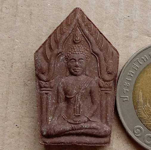 พระขุนแผน เนื้อผง พิมพ์เล็ก หลวงพ่อรวย วัดตะโก จ อยุธยา ปี2539