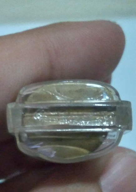 พระรูปหล่อหลวงพ่อเงินอาจารย์แจ๊ะ พิมพ์หน้านกฮูก สร้างปี2472