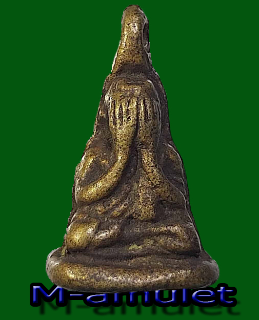 พระปิดตา พิมพ์สองหน้า หล่อโบราณ ไม่ทราบที่