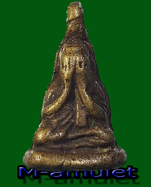 พระปิดตา พิมพ์สองหน้า หล่อโบราณ ไม่ทราบที่