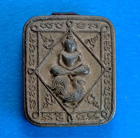 พญาไก่เศรษฐี รวยทันใจ หลวงพ่อสิน วัดละหารใหญ่  จ.ระยอง เนื้อดินเผา ตะกรุดเงิน