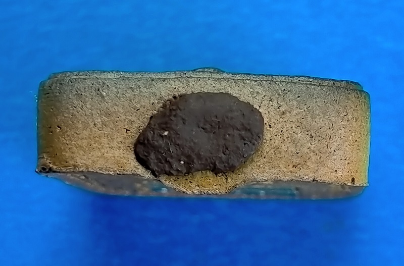 พญาไก่เศรษฐี รวยทันใจ หลวงพ่อสิน วัดละหารใหญ่  จ.ระยอง เนื้อดินเผา ตะกรุดเงิน