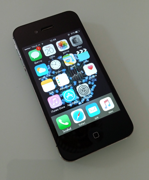 iPhone4s สีดำ 16GB ศูนย์ไทย โมเดลTH ไม่ติดล็อด รีเซ็ทได้ สภาพนางฟ้า