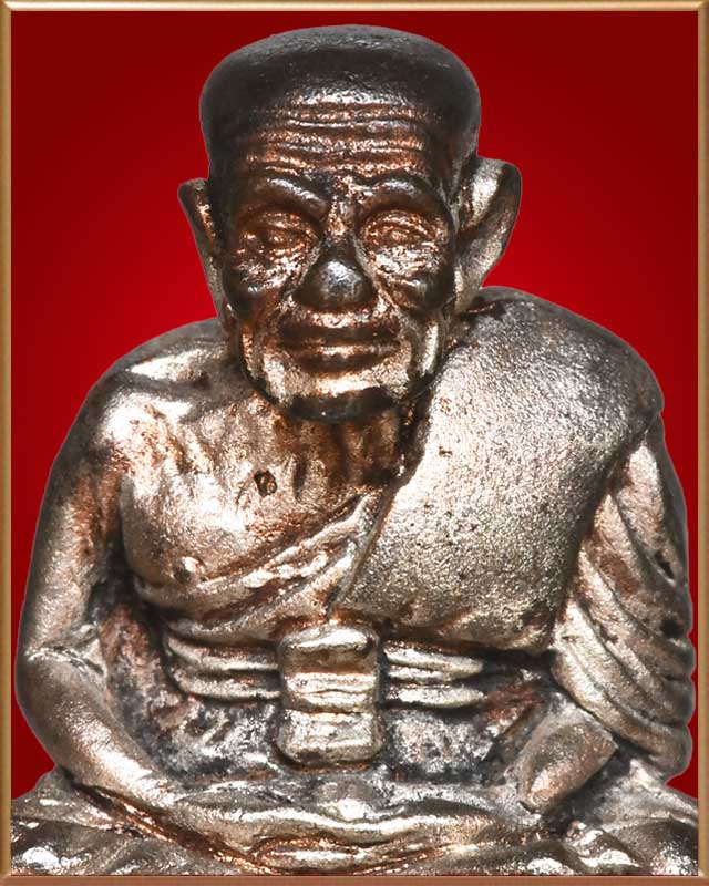 หลวงปู่ทวด รุ่นเบตง อาจารย์นอง วัดทรายขาว เนื้อนวะโลหะ เลขใต้ฐาน