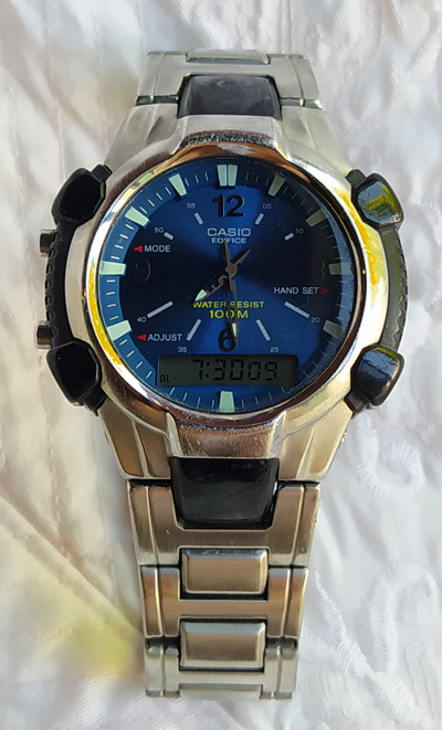 นาฬิกา CASIO EDIFICE ของแท้100% EFA-101 Dual Time WR100M สวยมากรุ่นนี้