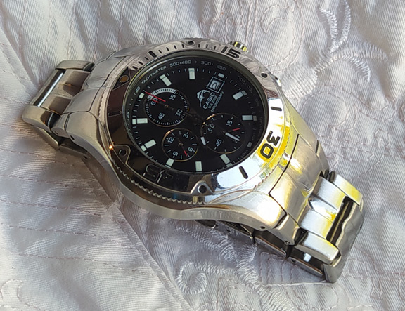 นาฬิกา CASIO CHRONOGRAPH ของแท้100% WR200M สวยมากรุ่นนี้