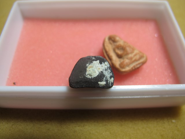 พระสังกัจจายน์หลวงปู่หลิว มาคู่กันแบบนี้ ครบชุด พบน้อยหายา ก สภาพสวยเดิมๆ ปี35 อุดผง