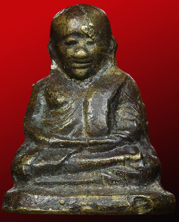 หล่อโบราณ หลวงพ่องเิน วัดบางคลาน รุ่นปืนแตก จังหวัดพิจิตร