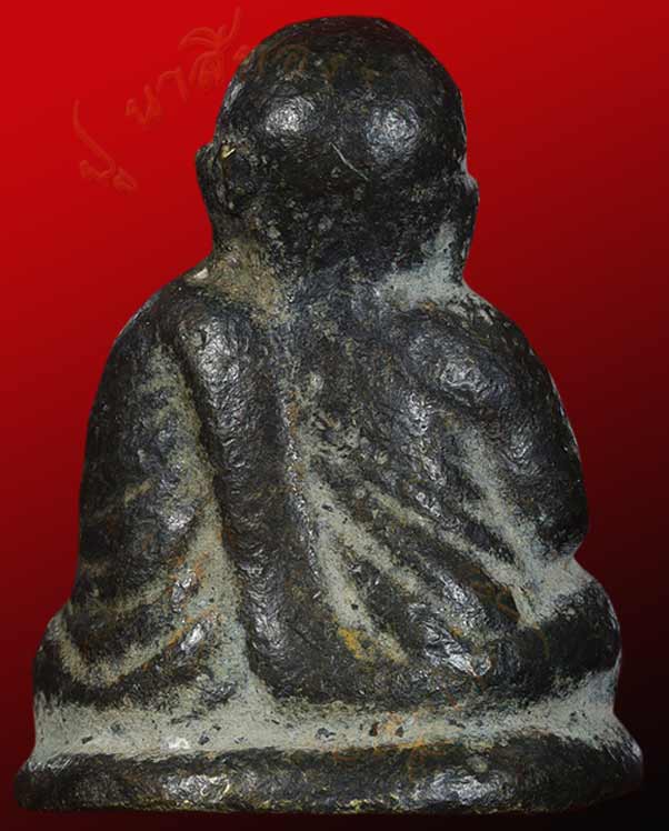 หล่อโบราณ หลวงพ่อเงิน วัดบางคลานใต้ รุ่นปืนแตก พิมพ์ไตรมาส เนื้อ โลหะพระบูชาและเทวรูปโบราณ ปี ๒๕๒๘  