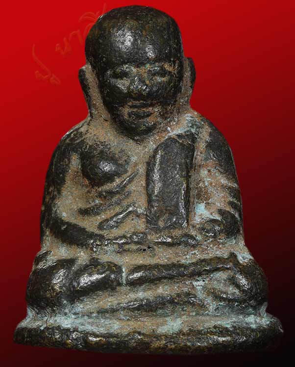 หล่อโบราณ หลวงพ่อเงิน  วัดบางคลาน รุ่นปืนแตก พิมพ์นิยมเศียรโต จังหวัดพิจิตร ปี ๒๕๒๘