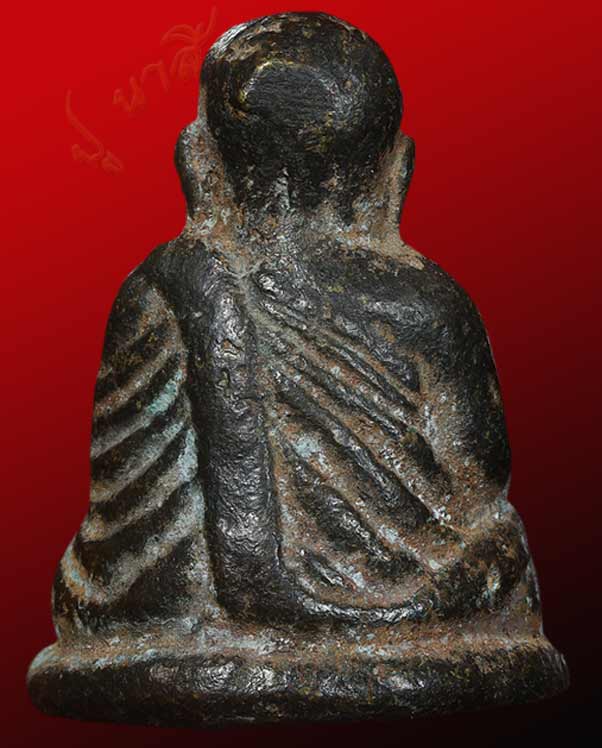 หล่อโบราณ หลวงพ่อเงิน  วัดบางคลาน รุ่นปืนแตก พิมพ์นิยมเศียรโต จังหวัดพิจิตร ปี ๒๕๒๘