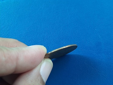 เหรียญ ซีก ทองแดง ร.4 แบบบาง เดิมๆ + 1 สตางค์รู ปี 2461