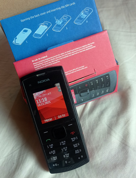 มือถือ NOKIA X1-01 สวย ยกกล่อง 2sim MP3PLAYER Radio