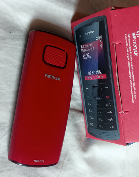 มือถือ NOKIA X1-01 สวย ยกกล่อง 2sim MP3PLAYER Radio