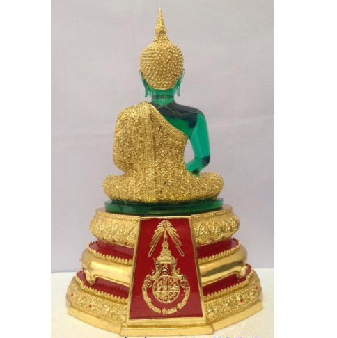 พระบูชาพระแก้วมรกต วัดพระศรีฯ วัดพระแก้ว ปี2540..ปิดทองเคแท้ หน้าตัก5นิ้ว สูง12นิ้ว