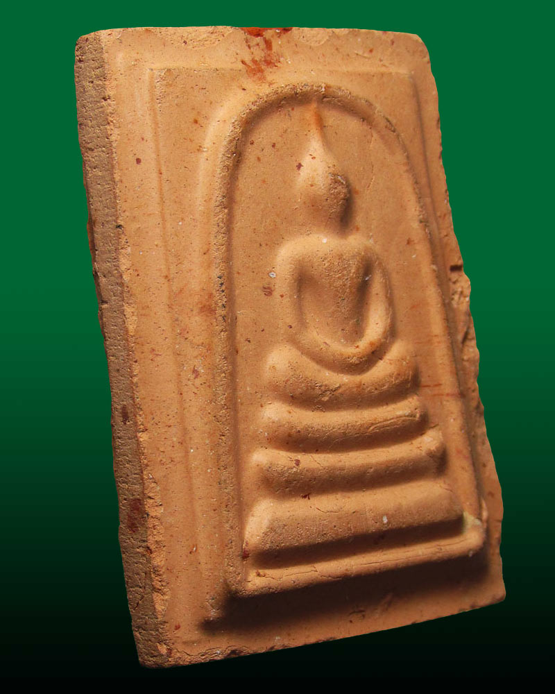 พระสมเด็จวัดเกศไชโย เนื้อดินผสมกระเบื้องหลังคาโบสถ์ ปี 21 พิมพ์สมเด็จ