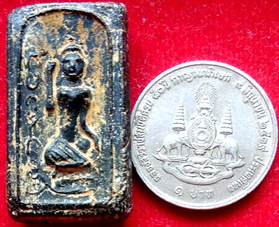 *พระผงกรุวัดนก อ่างทอง พิมพ์แม่นางกวัก เนื้อใบลาน หลวงปู่ศุข ร่วมเสก*