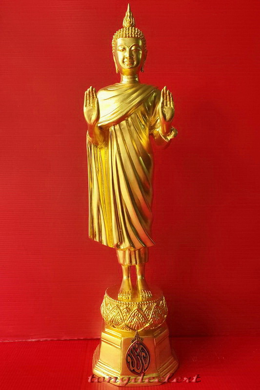 พระพุทธนาราวันตบพิตร วัดต้นลำไย จ.กาญจนบุรี ปี 2550 ปิดทองทั้งองค์ สวยมากค่ะ