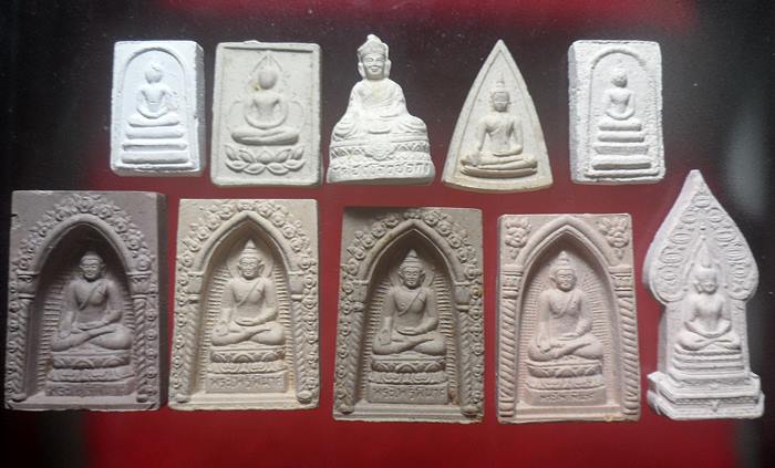 พระผง พระสมเด็จญาณสังวรฯ วัดบวรนิเวศวิหาร ชุด10องค์ ชุดที่1