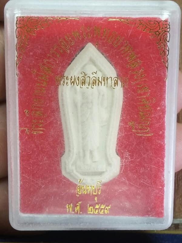 พระผงสิวลีมหาลาภ ออกวัดเขาคิชกูฎ จันทบุรี + กล่อง เคาะเดียวครับ