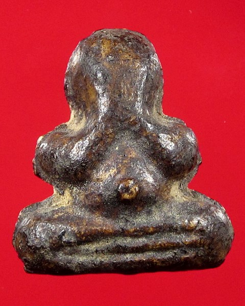 พระปิดตา หลวงพ่อทองสุข วัดสะพานสูง เนื้อผงน้ำมันจุ่มรักน้ำเกลี้ยง