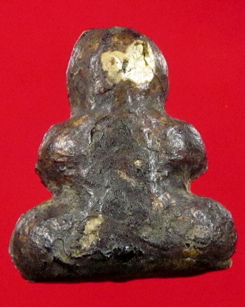 พระปิดตา หลวงพ่อทองสุข วัดสะพานสูง เนื้อผงน้ำมันจุ่มรักน้ำเกลี้ยง