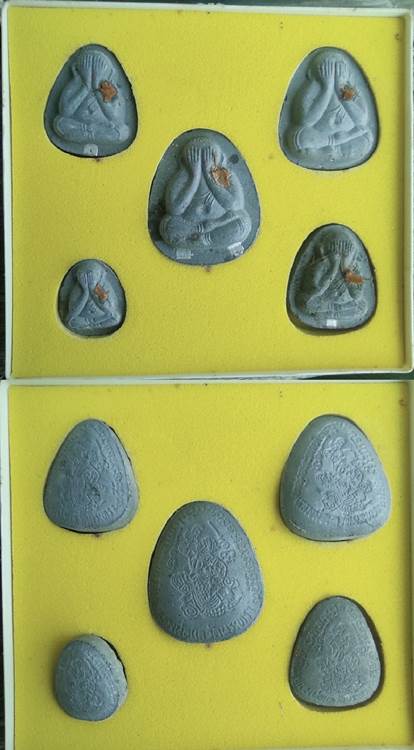 พระปิดตามหาเศรษฐี  (ปลุกเสกตลอดไตรมาส) รุ่นอยู่ไหนก็รวยสร้างปี2539 หลวงพ่อแล วัดพระทรง จ.เพชรบุรี 