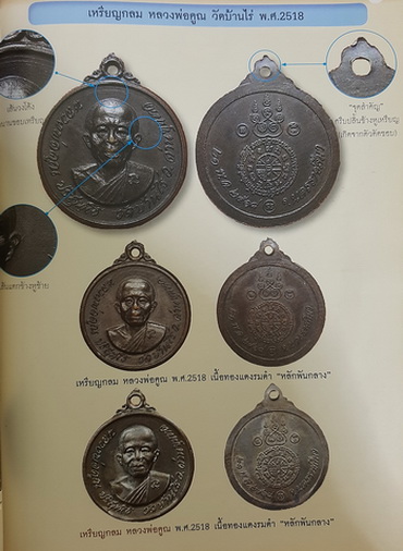 เหรียญกลมหลวงพ่อคูณปี18 วัดบ้านไร่ บล็อคนิยม วงเดือนชัดเจน  สภาพสวยมาก