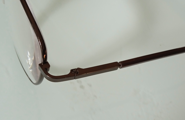 SALE499เหลือ199หมดแล้วหมดเลย แว่นสายตายาวทรงวินเทจ Steel Frame Top Bar ขาสปริง Pilot Design