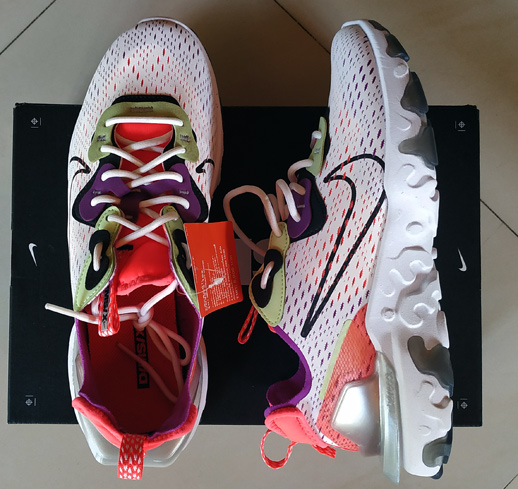 ของใหม่ยกกล่อง รองเท้า NIKE ของแท้ REACT VISION ราคา 5,000.- ป้ายห้อยยังอยู่