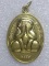 เหรียญพระปิดตา วัดบางกง ที่ระลึกซื้อที่ดิน กะไหล่ทอง  ตอกโค้ต 