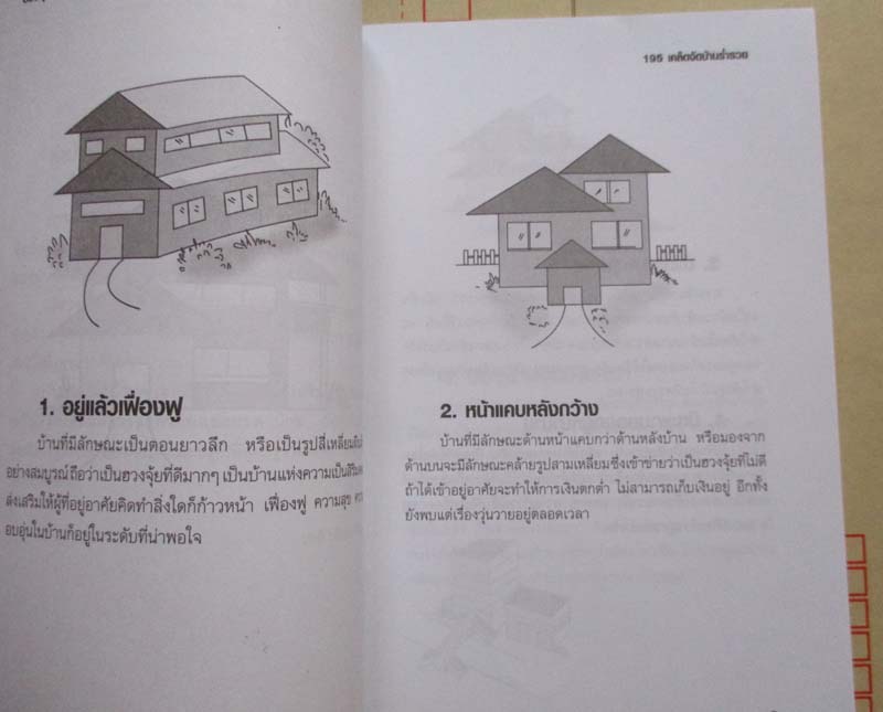 หนังสือ ฮวงจุ้ย โชคลาภ 195 เคล็ดจัดบ้าน
