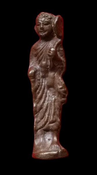 พระสิวลี หลวงพ่อแฉ่ง วัดบางพัง เนื้อทองผสม ปี2493 (ขนาดห้อยคอ)