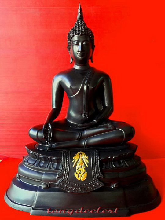 พระบูชากฐินต้น ภปร. วัดเทวสังฆาราม(วัดเหนือ) จ.กาญจนบุรี ปี 2506(ย้อนยุค) หน้าตัก 9 นิ้ว สวยมากค่ะ