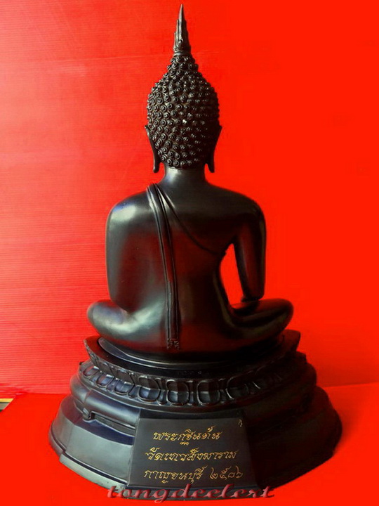 พระบูชากฐินต้น ภปร. วัดเทวสังฆาราม(วัดเหนือ) จ.กาญจนบุรี ปี 2506(ย้อนยุค) หน้าตัก 9 นิ้ว สวยมากค่ะ