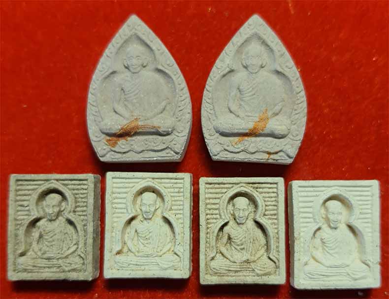 รวมชุด 6 องค์ หลวงพ่อเกษม เขมโก แท้เก่าแก่ทันหลวงพ่อทุกองค์(ราคาสุดพิเศษครับ)*30
