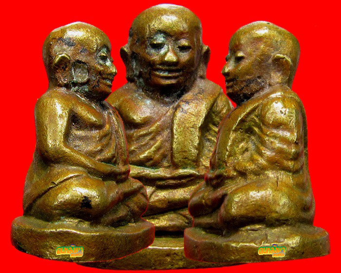 หลวงพ่อเงิน วัดท้ายน้ำ รุ่นช้างคู่ ปี 2526 พิมพ์ใหญ่ องค์ที่ 4