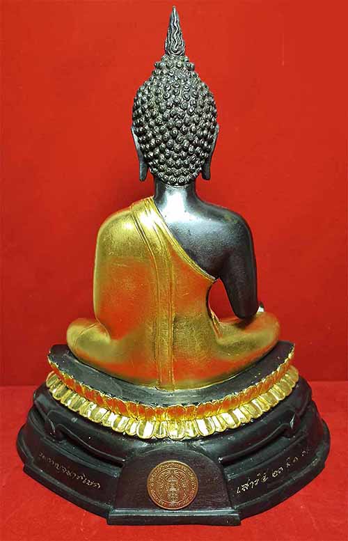 พระบูชาสมเด็จนางพญางิ้วดำ ปี ๓๙ งิ้วดำใต้ฐานเต็มท่อน+บัตรรับรองพระแท้*ส62