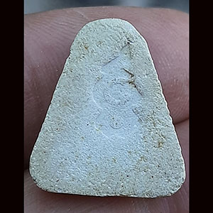 พระปิดตาหลังยันต์ ไม่ทราบที่