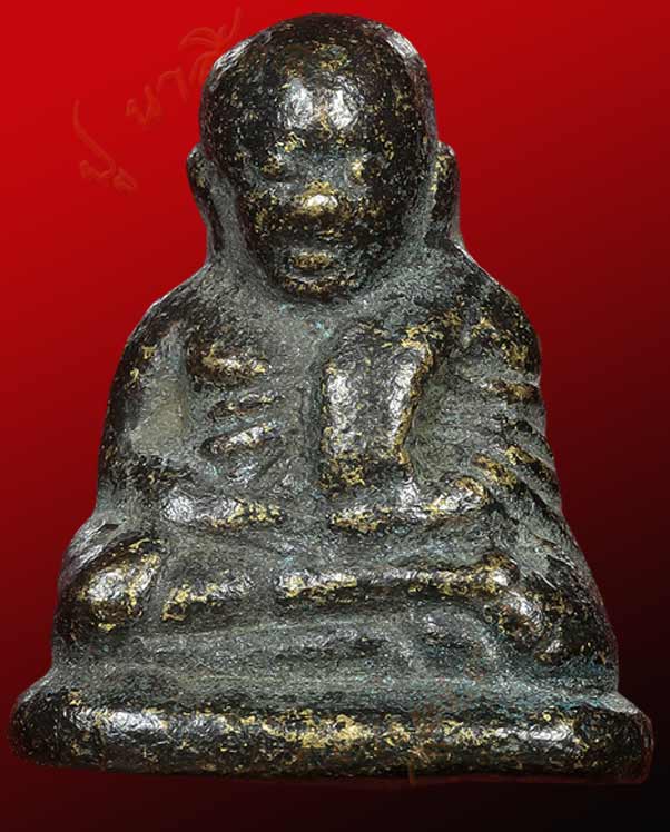  หล่อโบราณ หลวงพ่อเงิน วัดบางคลาน รุ่นปืนแตก พิมพ์นิยมเศียรโต จังหวัดพิจิตร ปี ๒๕๒๘