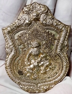 เหรียญนารายณ์ทรงครุฑ หลังหนุมานล่องหน ประอาจารย์ปทุม วัดขรัว ตาหนู หมายเลขสวยมากๆ 229