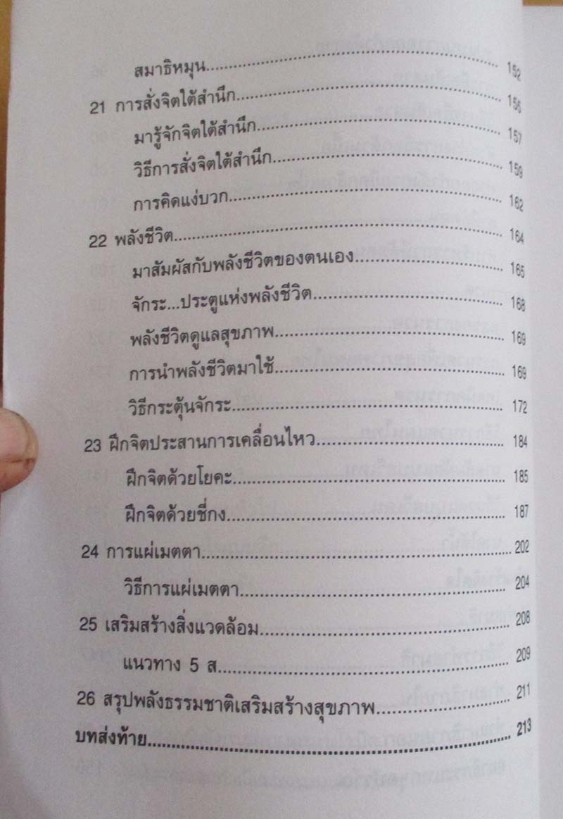  	 หนังสือพลังธรรมชาติเสริมสร้างสุขภาพ