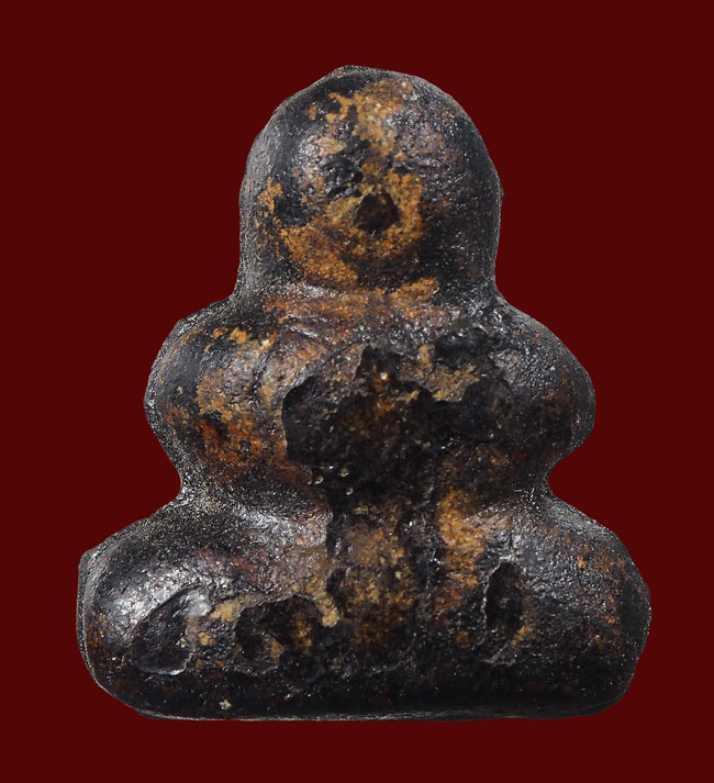 พระปิดตาพิมพิ์ตะพาบสะดือจุ่น หลวงพ่อทองสุข วัดสะพานสูง "รุ่นยุคต้น ปี2510"