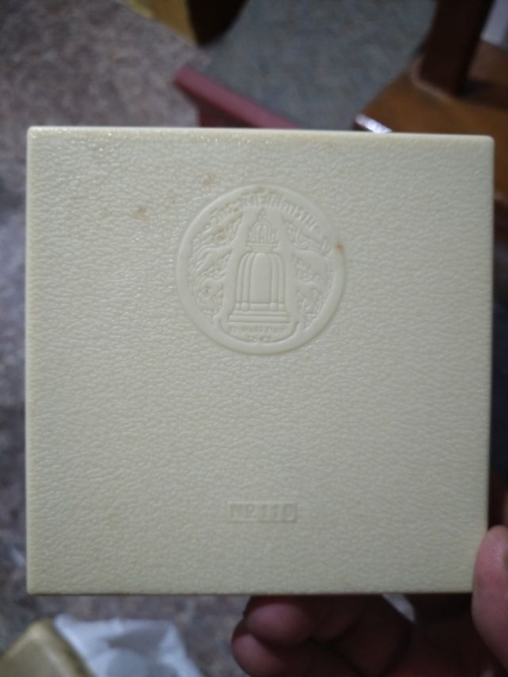 กล่องเปล่าชุด 5 องค์ พระสมเด็จวัดระฆัง 118 ปี