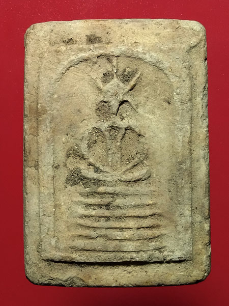 พระสมเด็จเกศไชโย พิมพ์ฐาน 6 ชั้น อกตลอด ปี ๒๔๙๐ วัดโพธิ์เกรียบ จ.อ่างทอง