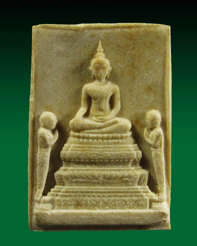 พระผงพระประธานโรยเกศา หลวงปู่ก้าน วัดต้นเกด (วัดราชาตนบรรพต) จ.ประจวบคีรีขันธ์