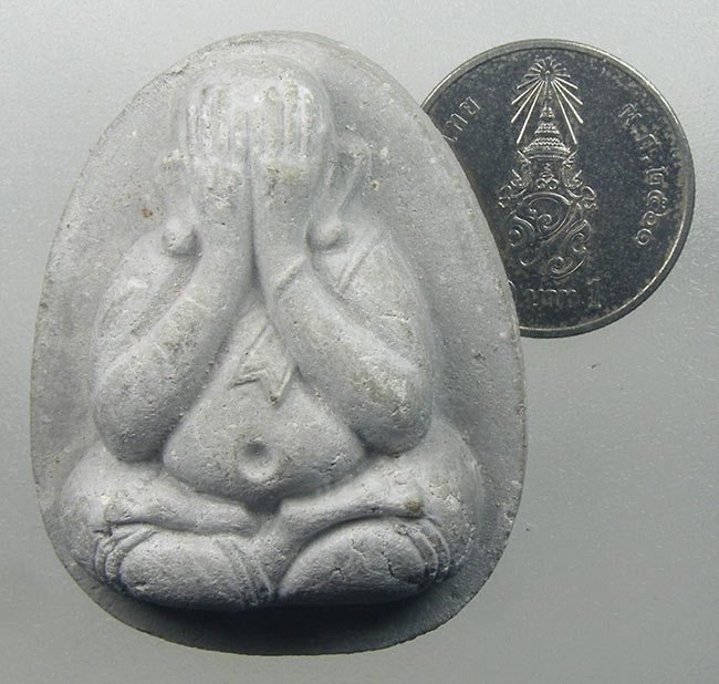 ปิดตาจัมโบ้ ตะกรุดเงิน ตอก ๙๙ หลวงพ่อปราโมทย์ วัดเขาชะงุ้ม ราชบุรี 