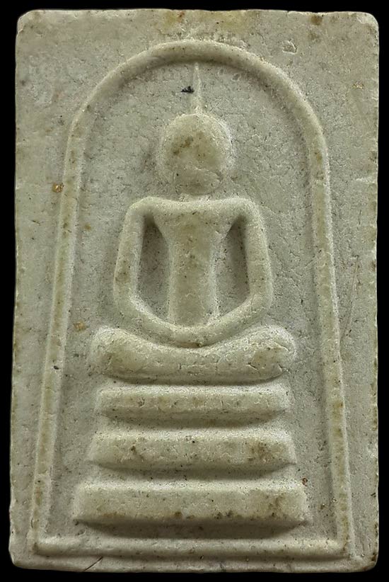 พระสมเด็จหลังพัดยศ หลวงพ่อมุ่ย วัดดอนไร่ จ.สุพรรณบุรี หลังเลข ๒